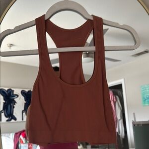 Rust Racerback Sports Bra